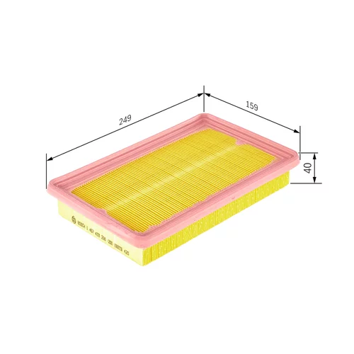 Vzduchový filter BOSCH 1 457 433 290 - obr. 4