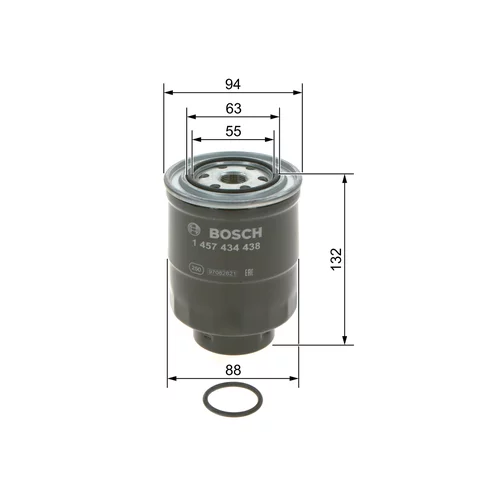 Palivový filter BOSCH 1 457 434 438 - obr. 4