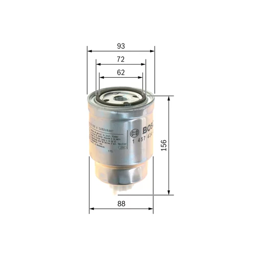 Palivový filter BOSCH 1 457 434 439 - obr. 4