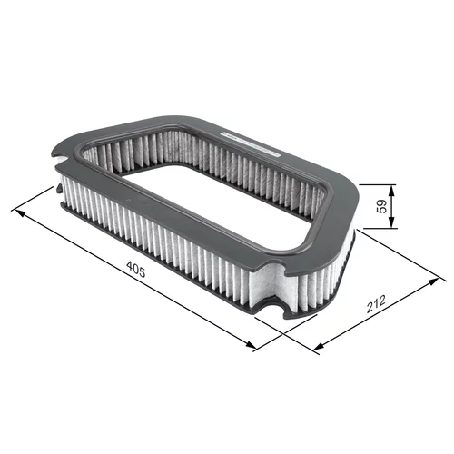 Filter vnútorného priestoru BOSCH 1 987 432 423 - obr. 4