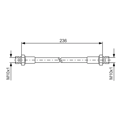 Brzdová hadica BOSCH 1 987 476 289 - obr. 4