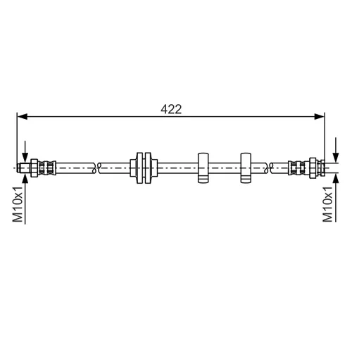 Brzdová hadica BOSCH 1 987 476 346 - obr. 4