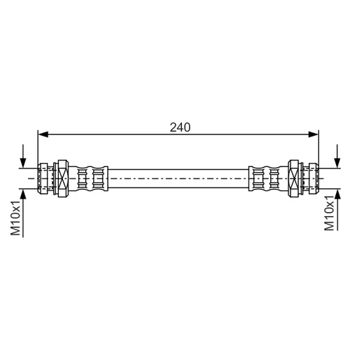 Brzdová hadica BOSCH 1 987 476 395