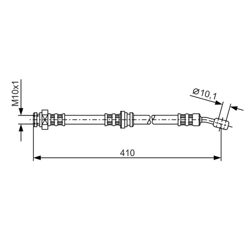 Brzdová hadica BOSCH 1 987 476 961