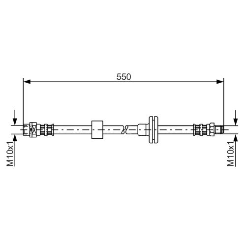 Brzdová hadica 1 987 481 056 /BOSCH/