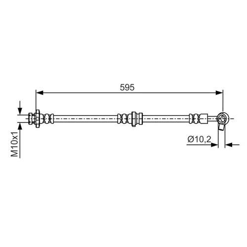 Brzdová hadica BOSCH 1 987 481 081 - obr. 4