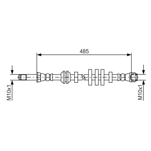 Brzdová hadica BOSCH 1 987 481 568 - obr. 4