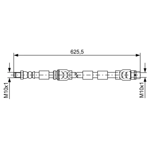 Brzdová hadica 1 987 481 589 /BOSCH/