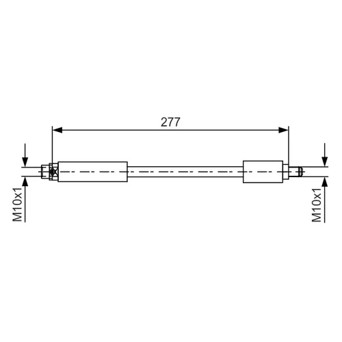 Brzdová hadica BOSCH 1 987 481 616