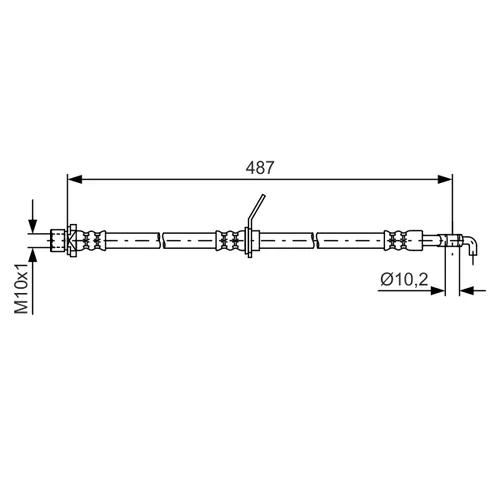 Brzdová hadica 1 987 481 633 /BOSCH/