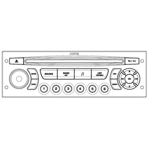 Rádio s CD prehrávačom BOSCH 7 648 185 692