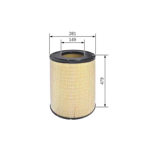 Vzduchový filter BOSCH F 026 400 087 - obr. 4