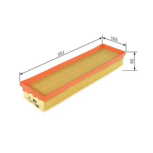 Vzduchový filter BOSCH F 026 400 174 - obr. 4