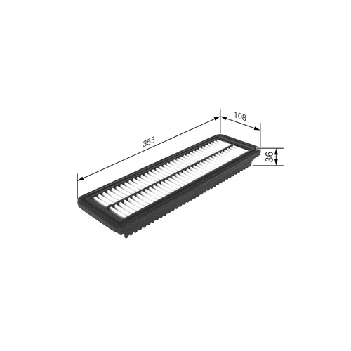 Vzduchový filter BOSCH F 026 400 455 - obr. 4