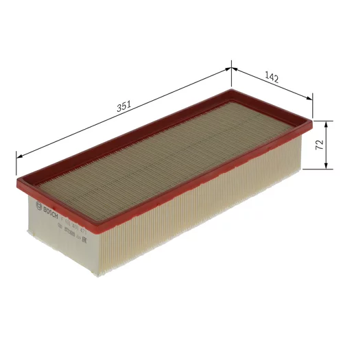 Vzduchový filter BOSCH F 026 400 471 - obr. 5