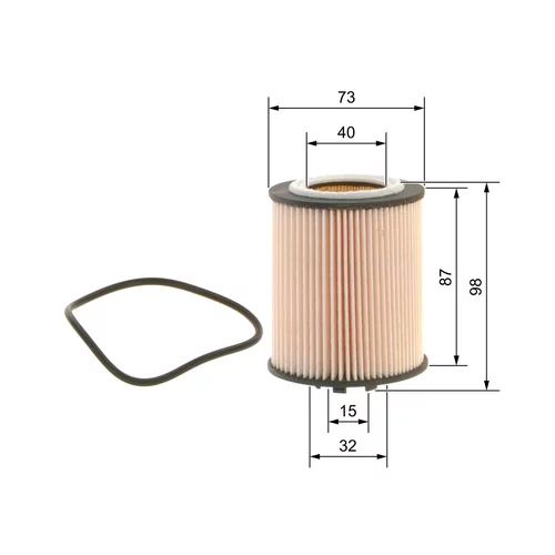 Palivový filter BOSCH F 026 402 237 - obr. 4