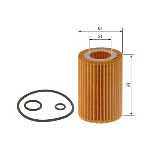 Olejový filter BOSCH F 026 407 068 - obr. 4