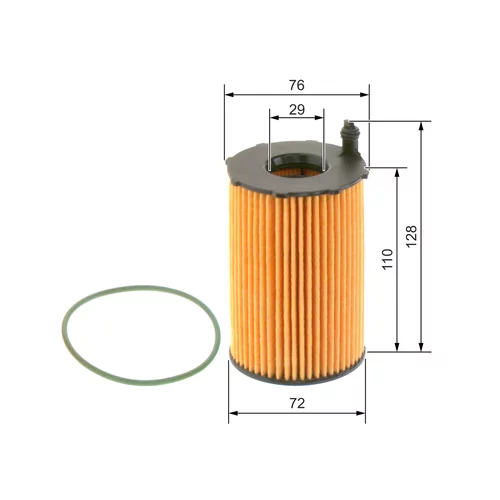 Olejový filter BOSCH F 026 407 122 - obr. 4