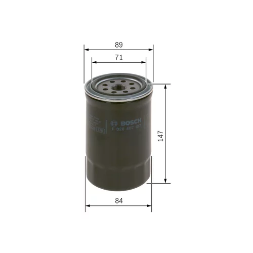 Olejový filter BOSCH F 026 407 187 - obr. 4