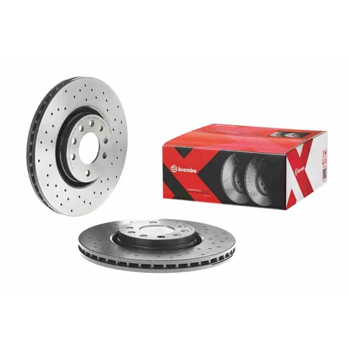 Brzdový kotúč BREMBO 09.9369.1X - obr. 1