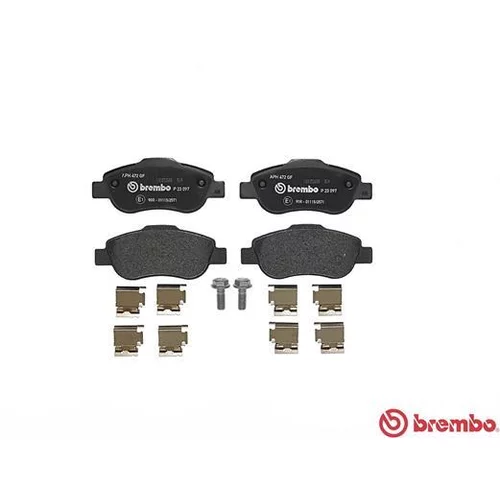 Sada brzdových platničiek kotúčovej brzdy BREMBO P 23 097 - obr. 1