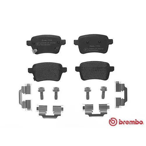 Sada brzdových platničiek kotúčovej brzdy BREMBO P 59 086 - obr. 1