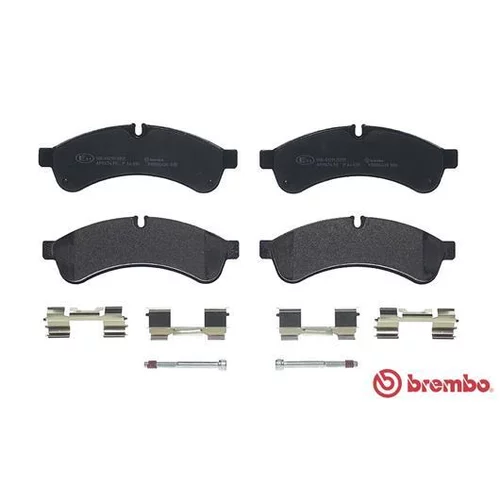 Sada brzdových platničiek kotúčovej brzdy BREMBO P A6 030 - obr. 1