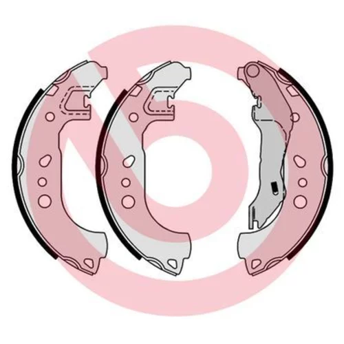 Sada brzdových čeľustí BREMBO S 85 543