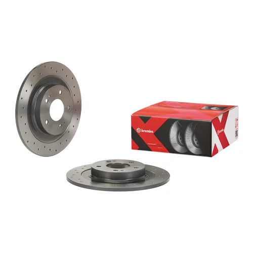 Brzdový kotúč BREMBO 08.N267.1X - obr. 1