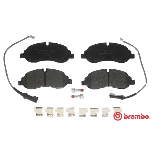 Sada brzdových platničiek kotúčovej brzdy BREMBO P 24 171 - obr. 1