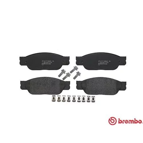 Sada brzdových platničiek kotúčovej brzdy BREMBO P 36 012 - obr. 1