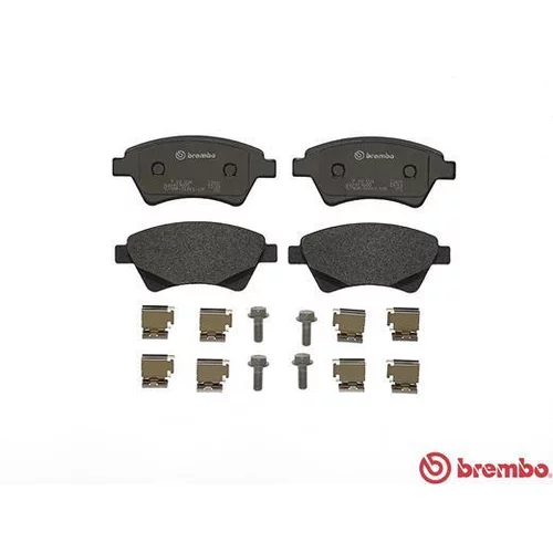 Sada brzdových platničiek kotúčovej brzdy BREMBO P 68 034 - obr. 1