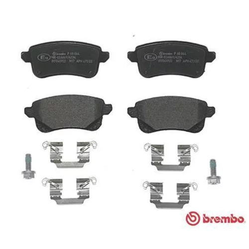 Sada brzdových platničiek kotúčovej brzdy BREMBO P 68 064 - obr. 1