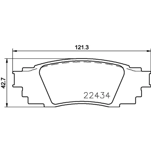 Sada brzdových platničiek kotúčovej brzdy BREMBO P 83 160