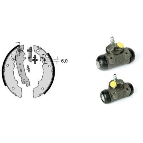 Sada brzdových čeľustí BREMBO H 68 013