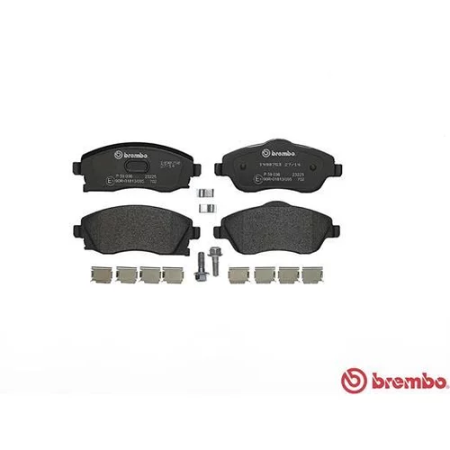 Sada brzdových platničiek kotúčovej brzdy BREMBO P 59 036 - obr. 1