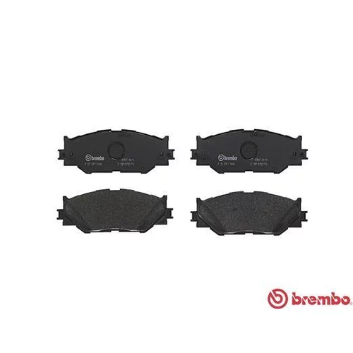 Sada brzdových platničiek kotúčovej brzdy BREMBO P 83 074 - obr. 1