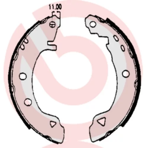 Sada brzdových čeľustí BREMBO S 23 508