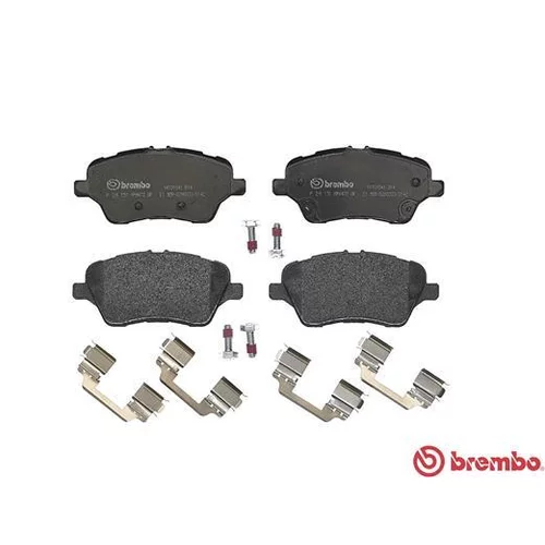 Sada brzdových platničiek kotúčovej brzdy BREMBO P 24 151 - obr. 1