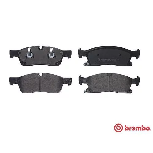 Sada brzdových platničiek kotúčovej brzdy BREMBO P 37 015 - obr. 1