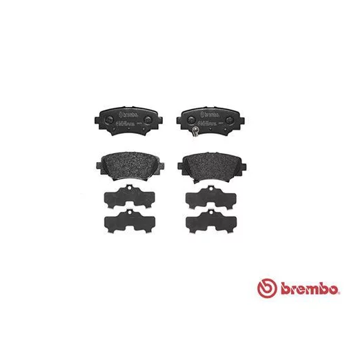 Sada brzdových platničiek kotúčovej brzdy BREMBO P 49 049 - obr. 1