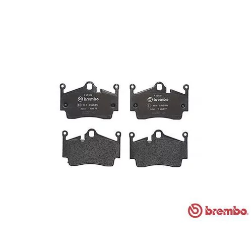 Sada brzdových platničiek kotúčovej brzdy BREMBO P 65 028 - obr. 1