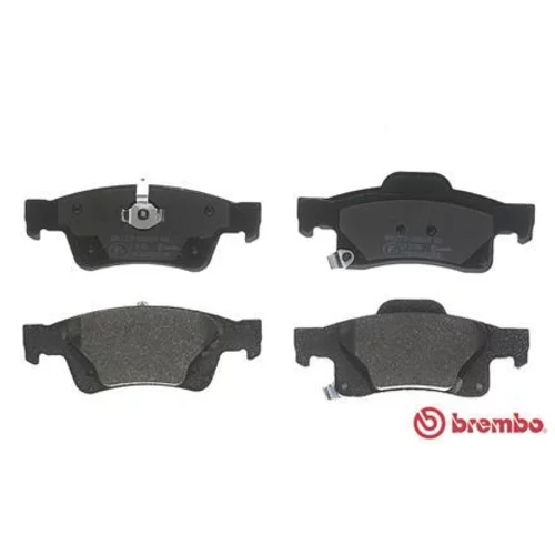 Sada brzdových platničiek kotúčovej brzdy BREMBO P 37 016 - obr. 1