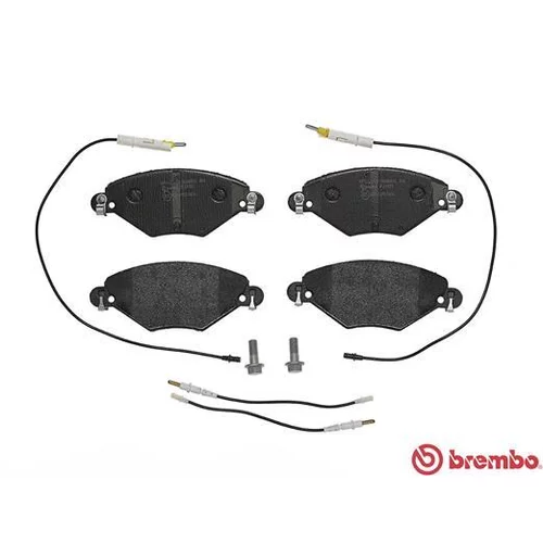 Sada brzdových platničiek kotúčovej brzdy BREMBO P 61 071 - obr. 1