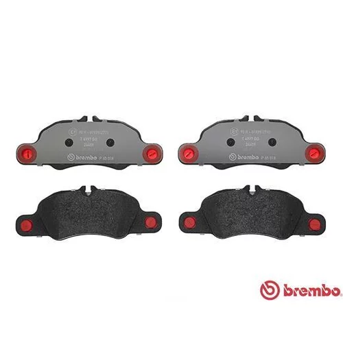 Sada brzdových platničiek kotúčovej brzdy BREMBO P 65 018 - obr. 1