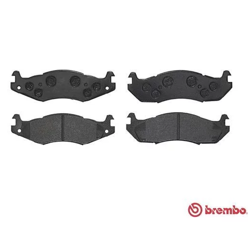 Sada brzdových platničiek kotúčovej brzdy BREMBO P 37 001 - obr. 1