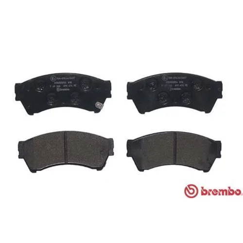 Sada brzdových platničiek kotúčovej brzdy BREMBO P 49 060 - obr. 1