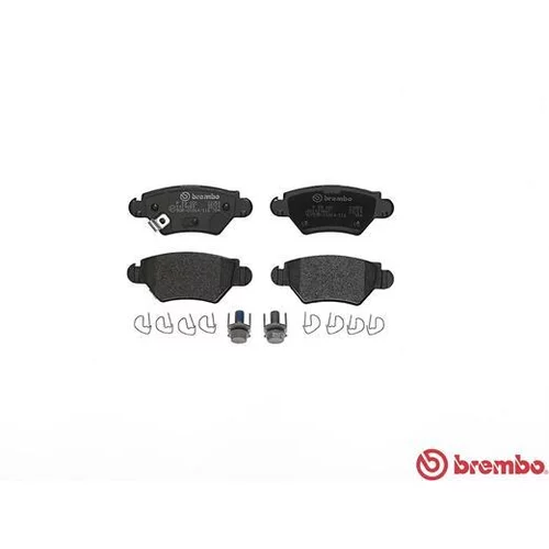 Sada brzdových platničiek kotúčovej brzdy BREMBO P 59 031 - obr. 1