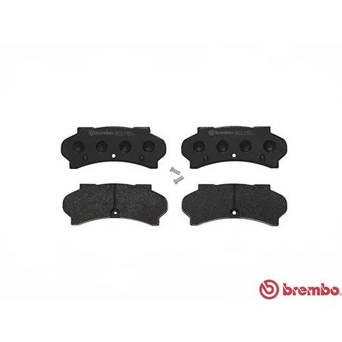 Sada brzdových platničiek kotúčovej brzdy BREMBO P 61 011 - obr. 1