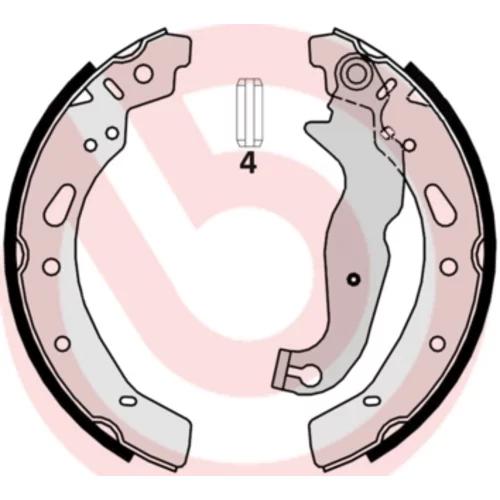 Sada brzdových čeľustí BREMBO S 24 540